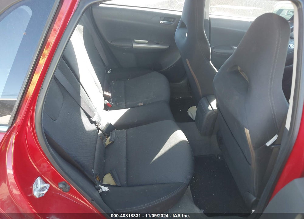 2008 SUBARU IMPREZA WRX VIN: JF1GE74608G508176