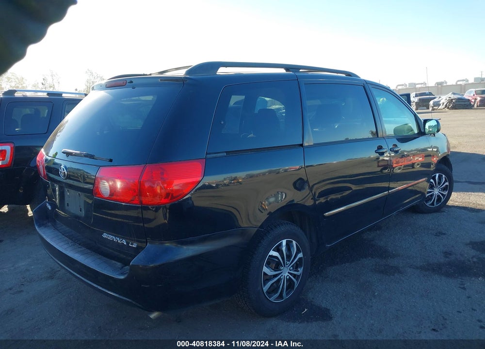 2008 TOYOTA SIENNA LE VIN: 5TDZK23C88S106451