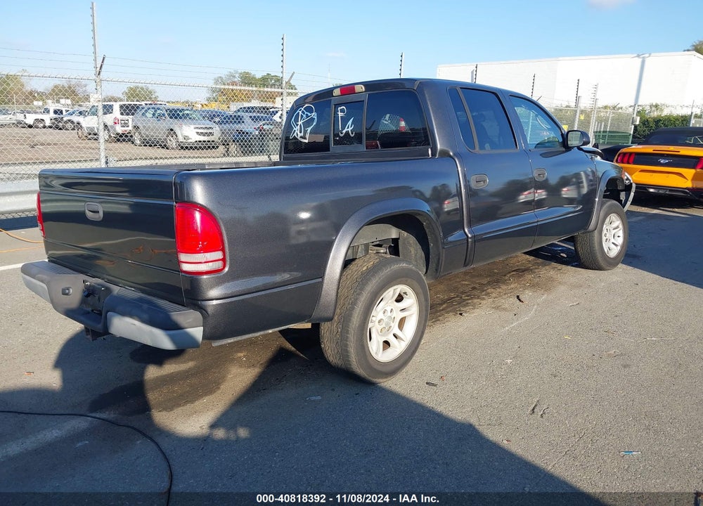 2002 DODGE DAKOTA QUAD SPORT/QUAD R/T VIN: 1B7HL38N12S719003