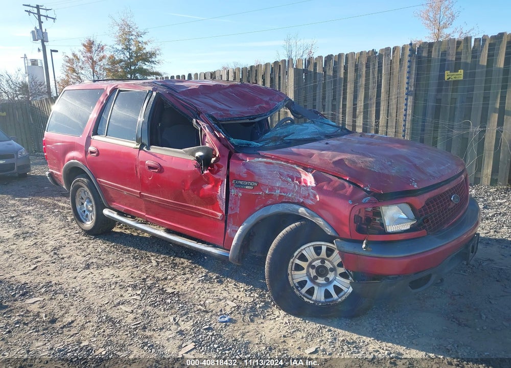 2001 FORD EXPEDITION XLT VIN: 1FMFU16L01LA78831