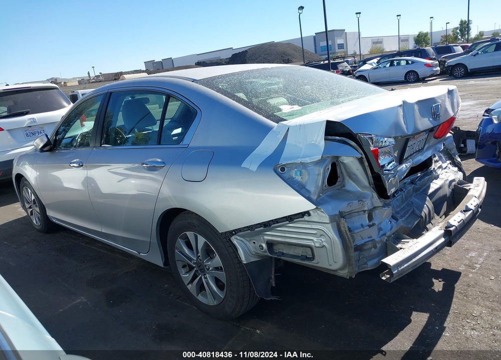 2013 HONDA ACCORD LX VIN: 1HGCR2F34DA186451