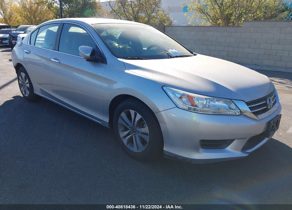 2013 HONDA ACCORD LX VIN: 1HGCR2F34DA186451