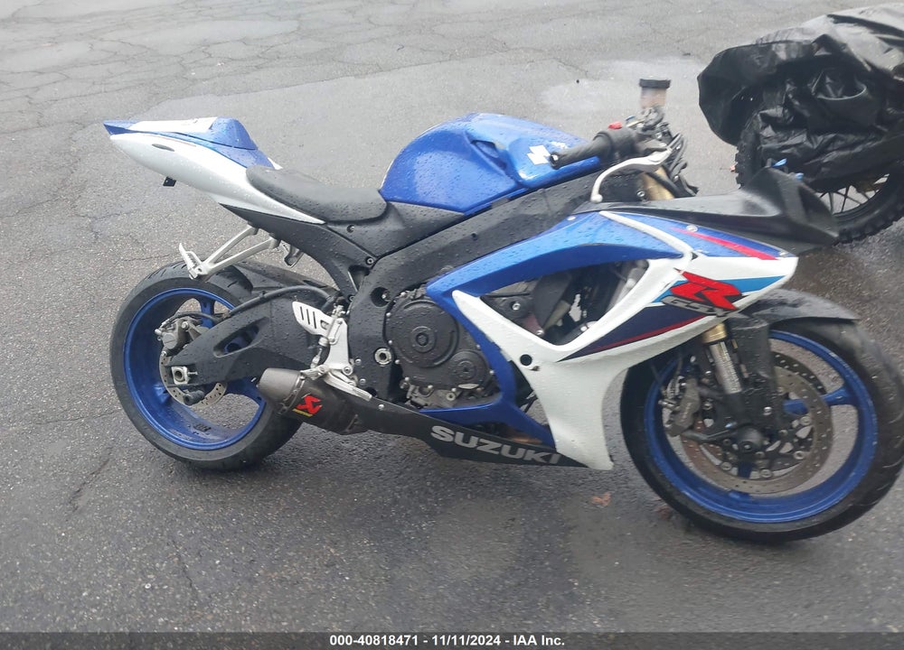 2007 SUZUKI GSX-R600 VIN: JS1GN7DA372118841