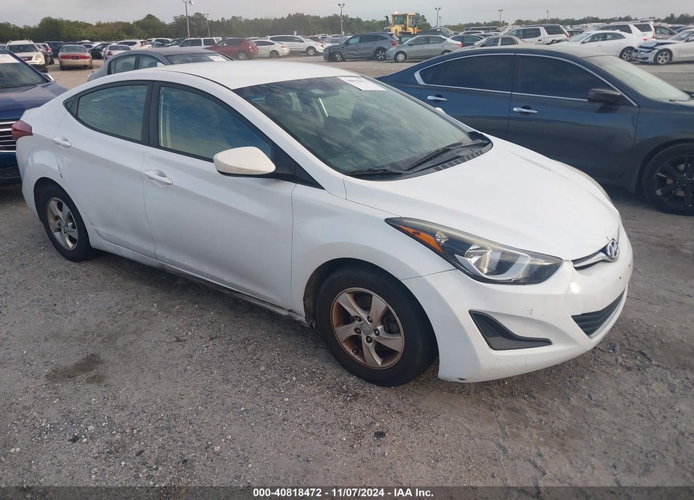 2015 HYUNDAI ELANTRA SE VIN: 5NPDH4AE3FH615035
