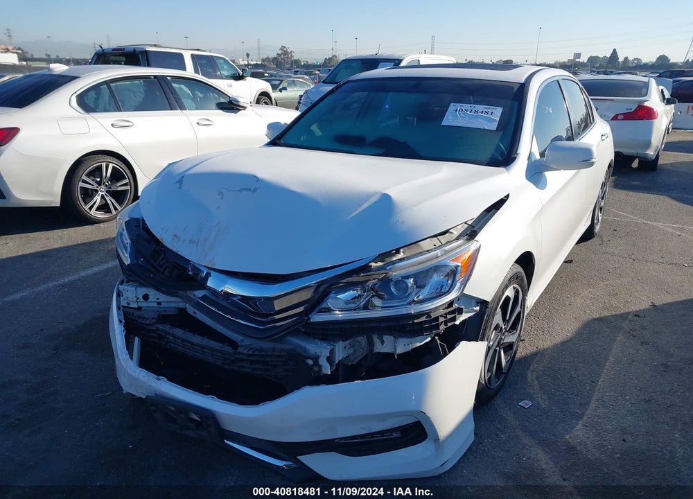 2016 HONDA ACCORD EX-L VIN: 1HGCR2F82GA065644