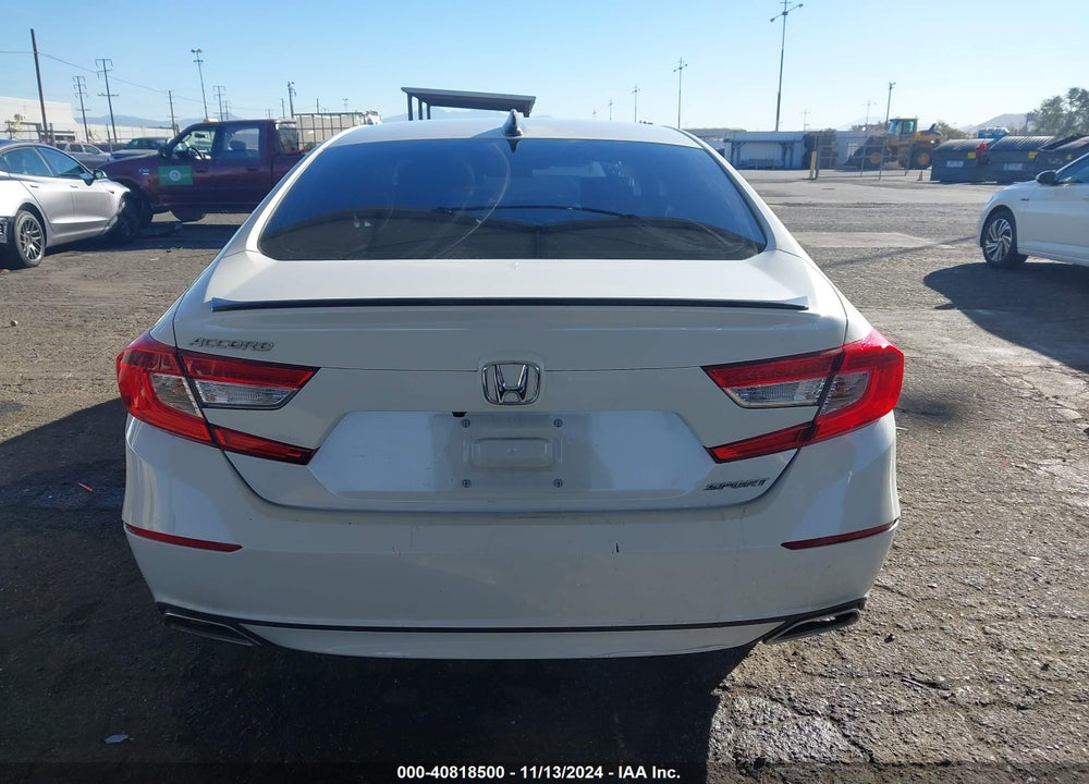 2022 HONDA ACCORD SPORT VIN: 1HGCV1F30NA103623