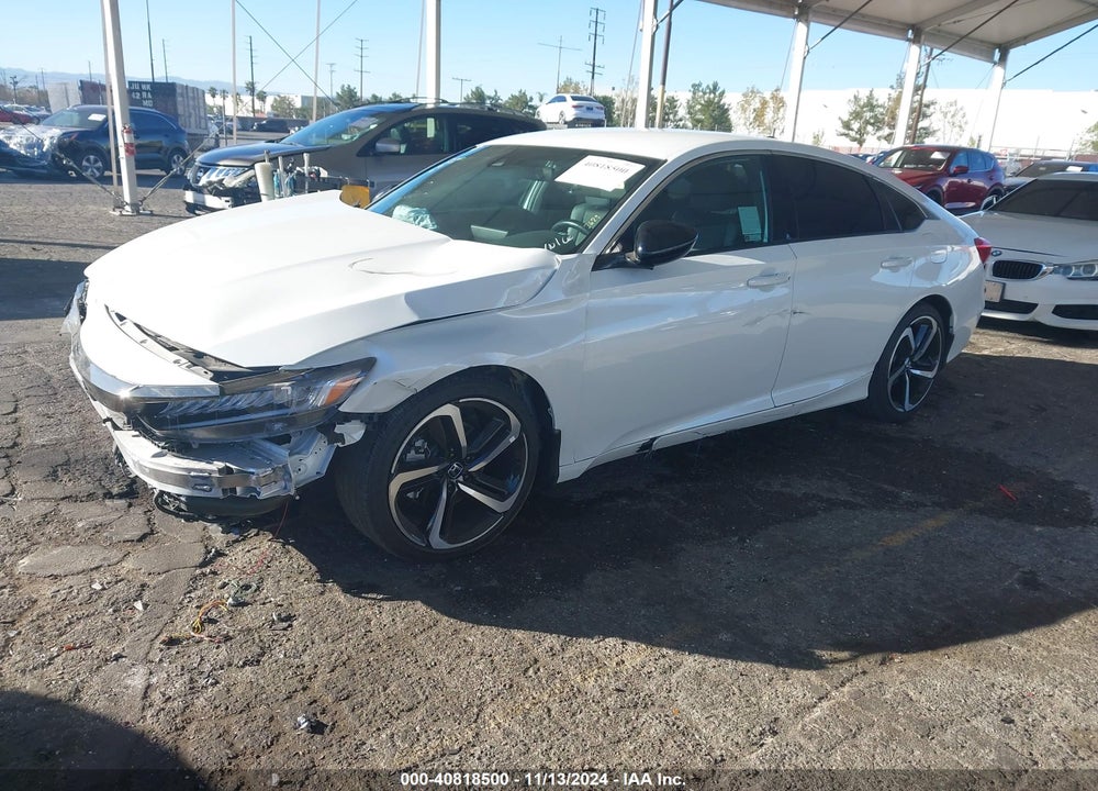 2022 HONDA ACCORD SPORT VIN: 1HGCV1F30NA103623