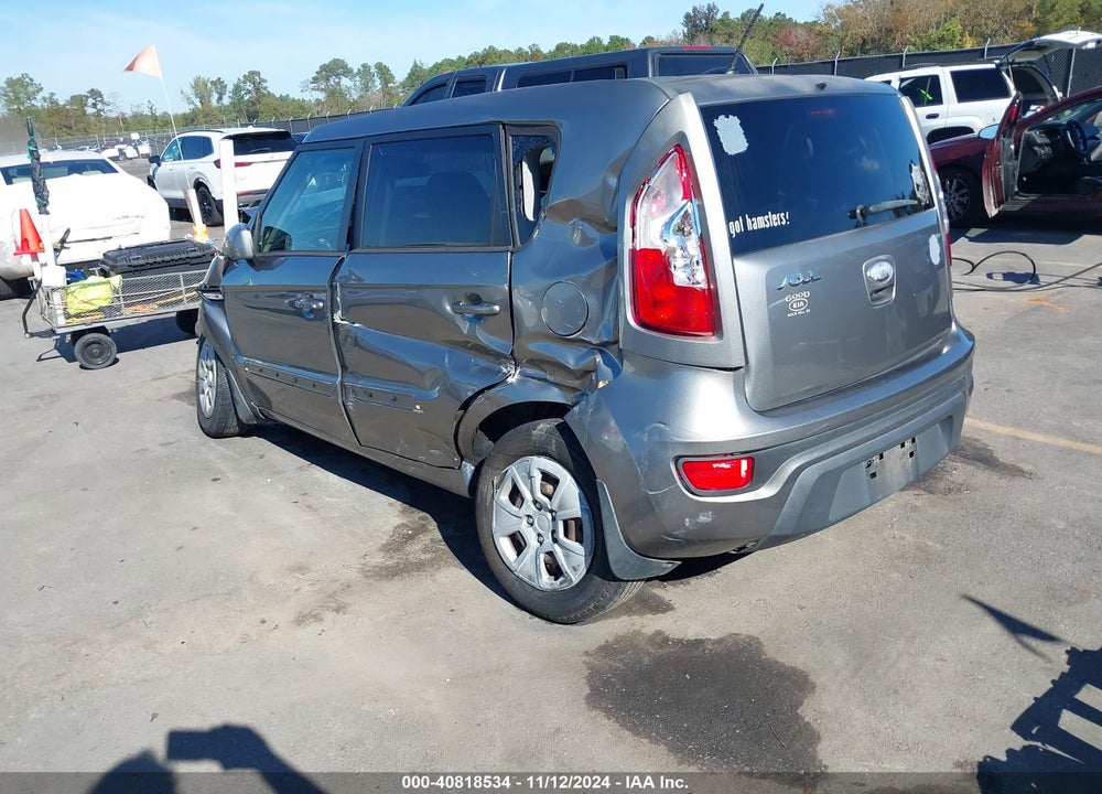 2013 KIA SOUL VIN: KNDJT2A50D7624587