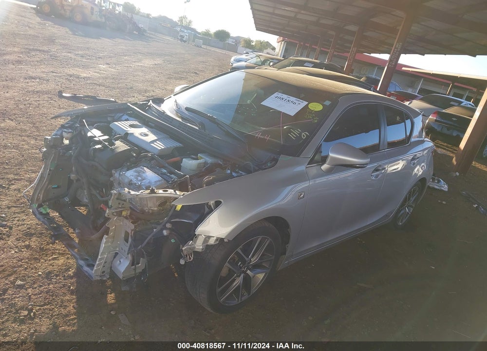 2015 LEXUS CT 200H VIN: JTHKD5BH3F2221309