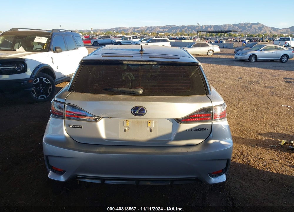 2015 LEXUS CT 200H VIN: JTHKD5BH3F2221309