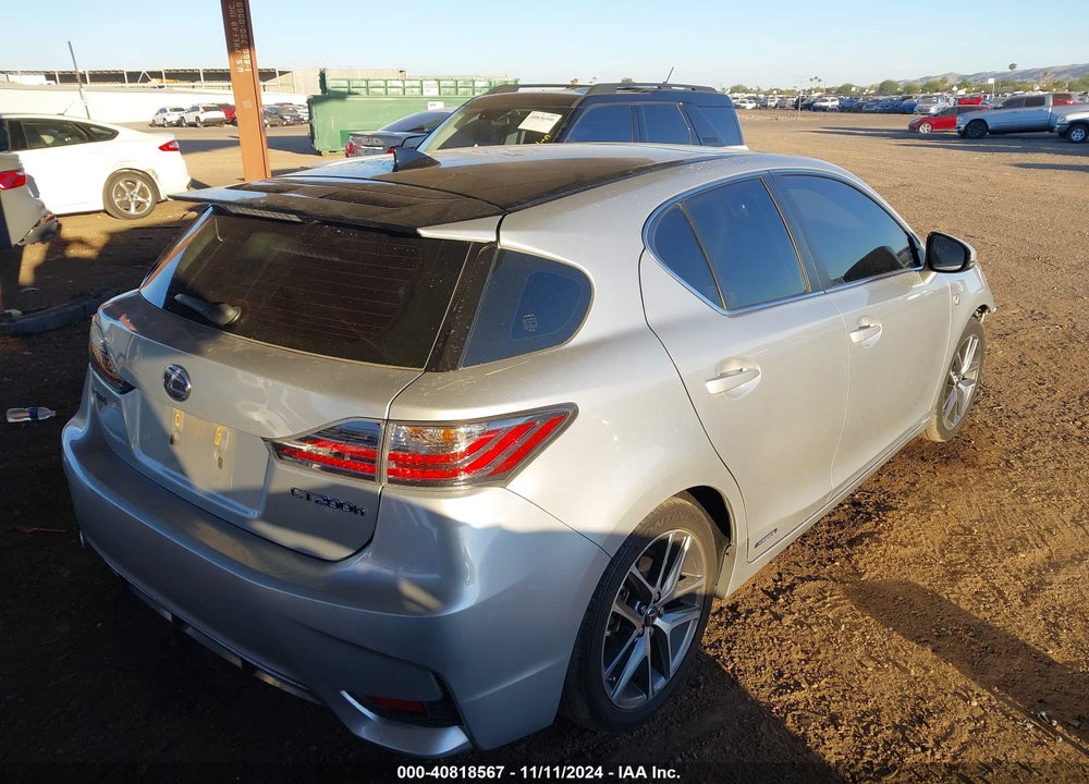 2015 LEXUS CT 200H VIN: JTHKD5BH3F2221309
