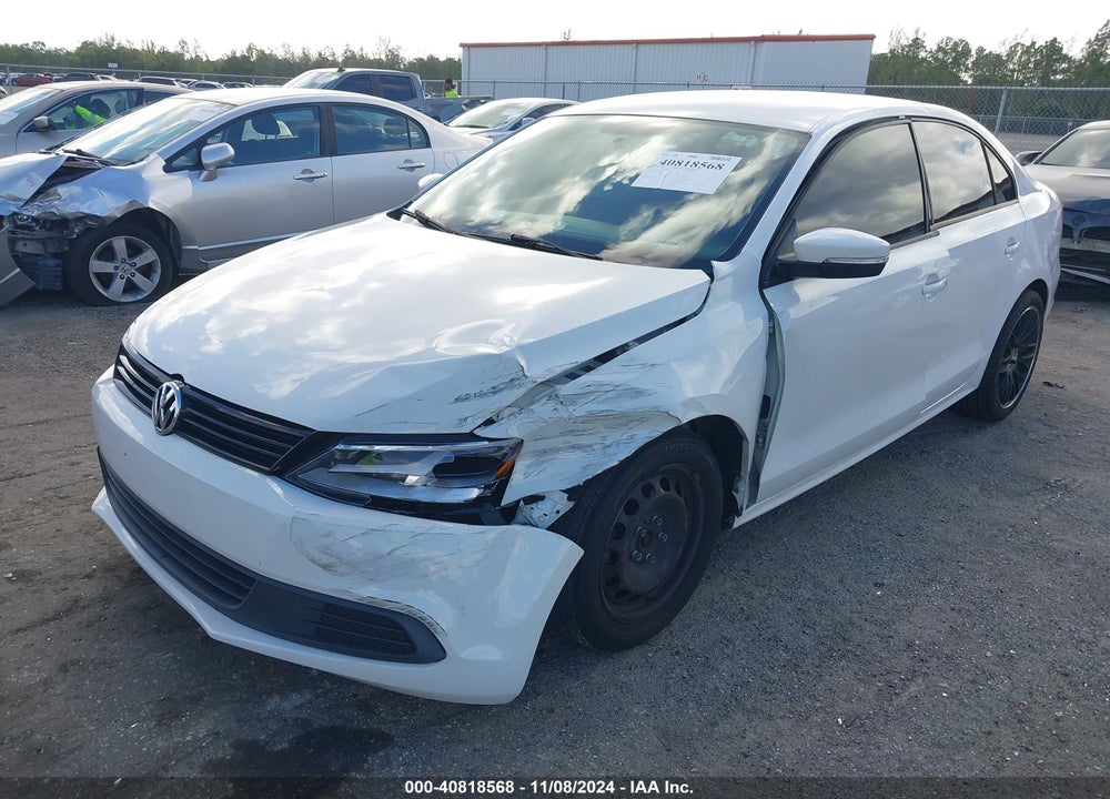 2012 VOLKSWAGEN JETTA 2.5L SE VIN: 3VWDX7AJXCM339635