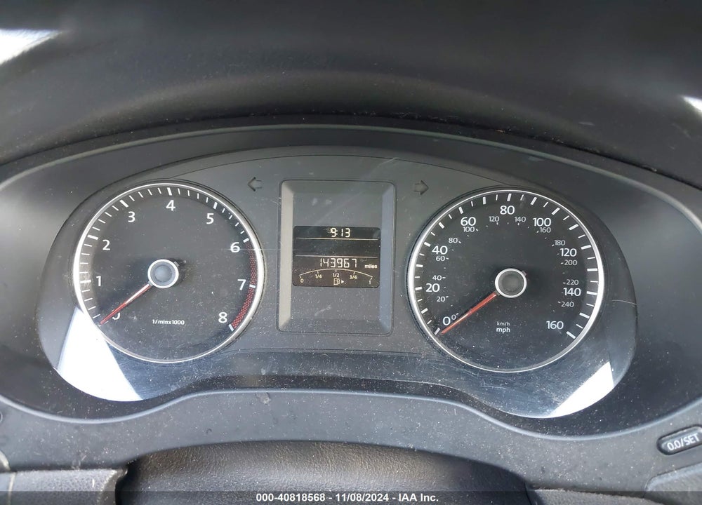 2012 VOLKSWAGEN JETTA 2.5L SE VIN: 3VWDX7AJXCM339635