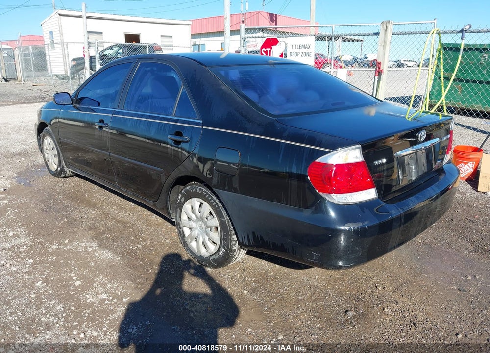 2005 TOYOTA CAMRY LE VIN: 4T1BE32K65U008920