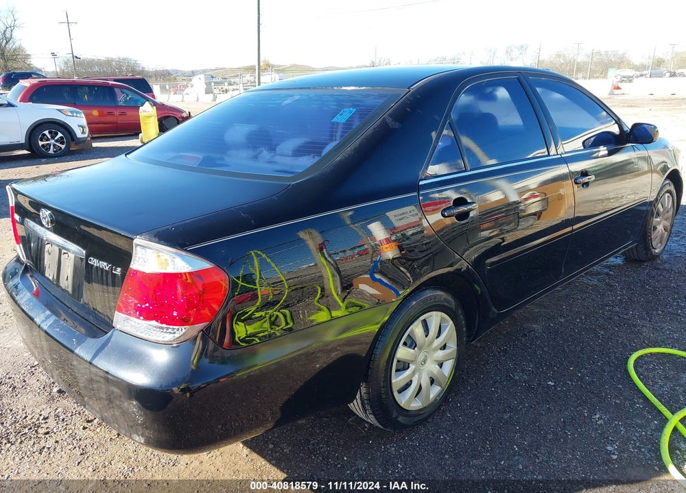 2005 TOYOTA CAMRY LE VIN: 4T1BE32K65U008920