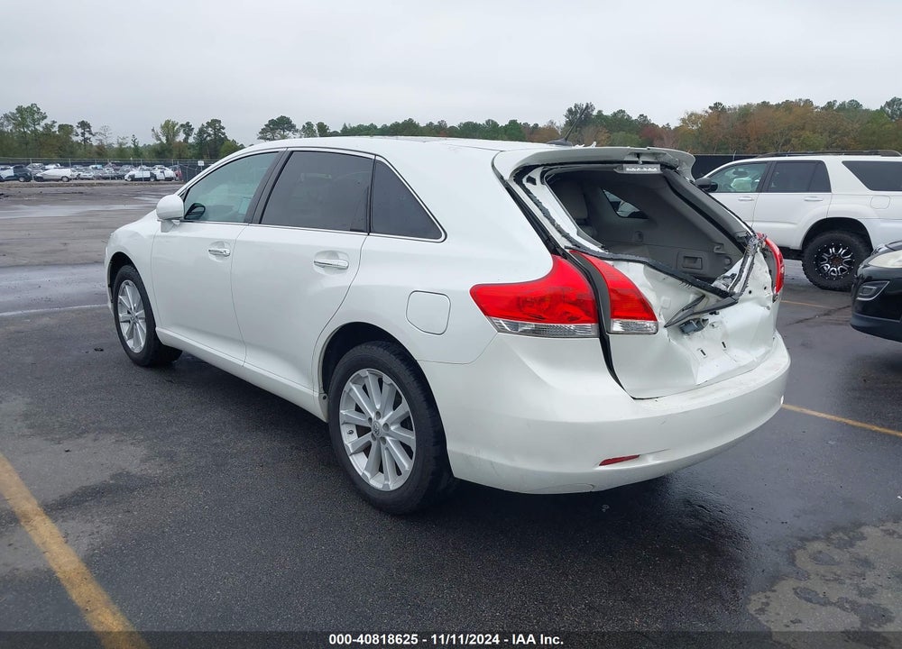 2012 TOYOTA VENZA XLE VIN: 4T3ZA3BB9CU061058