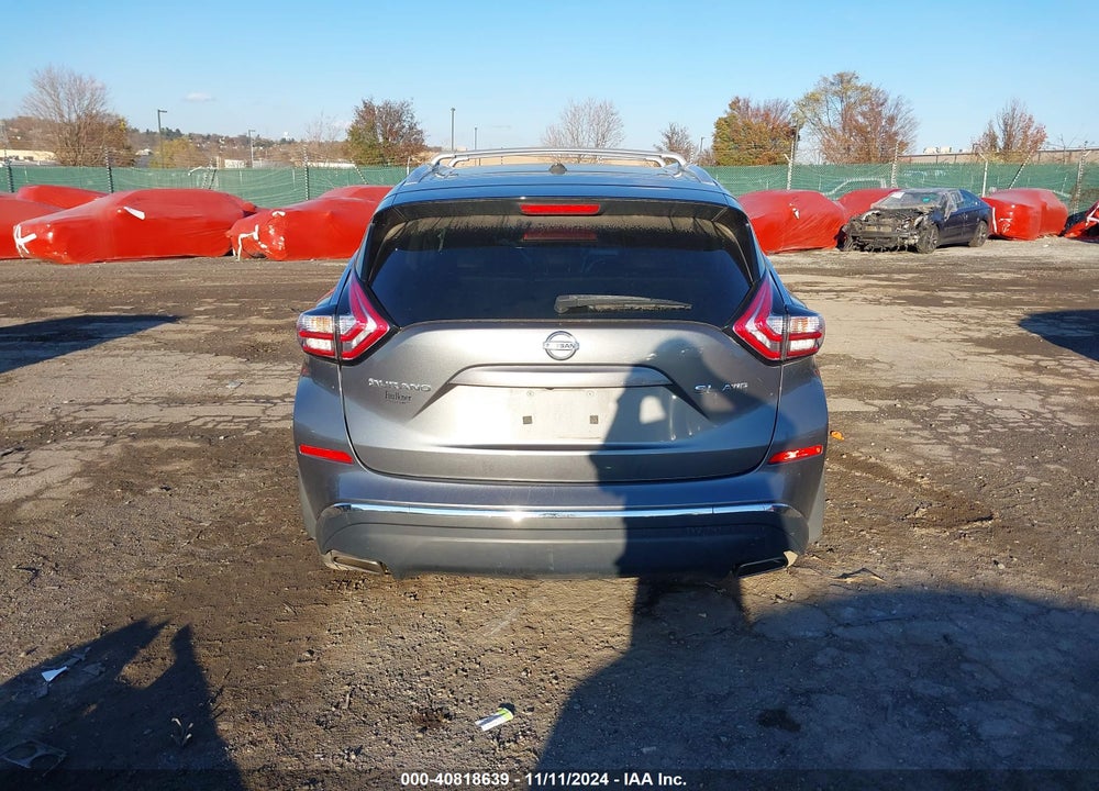 2015 NISSAN MURANO SL VIN: 5N1AZ2MH4FN249057