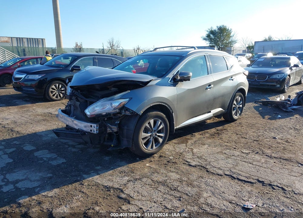 2015 NISSAN MURANO SL VIN: 5N1AZ2MH4FN249057