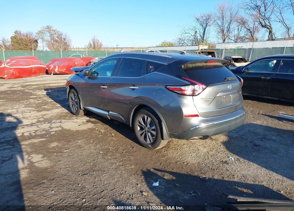 2015 NISSAN MURANO SL VIN: 5N1AZ2MH4FN249057