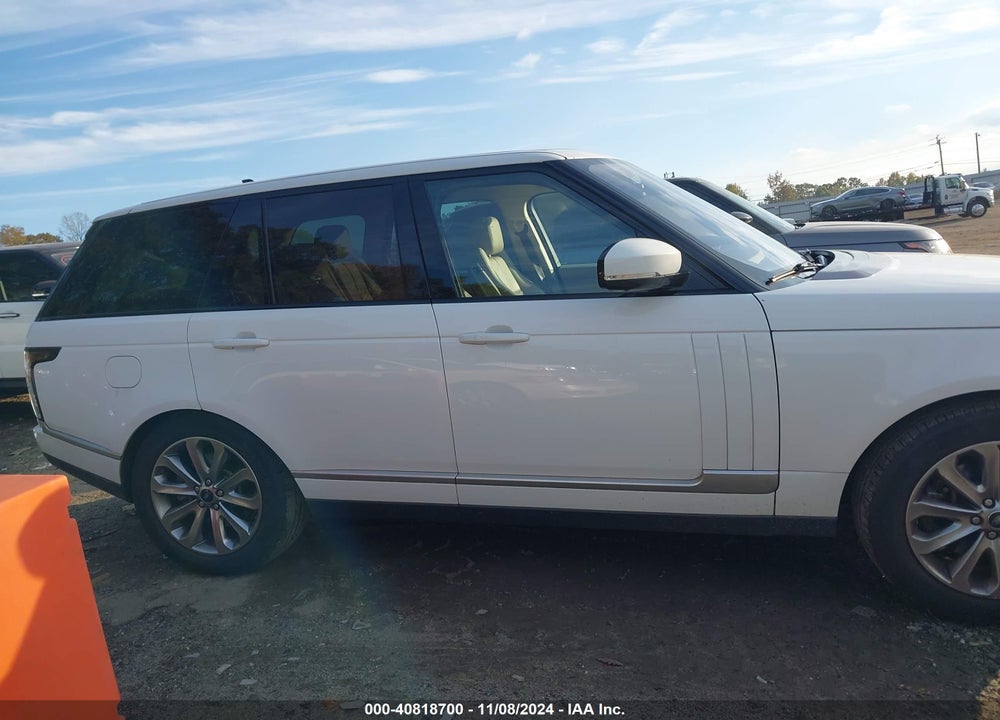 2016 LAND ROVER RANGE ROVER 3.0L V6 SUPERCHARGED VIN: SALGR2PF9GA287720