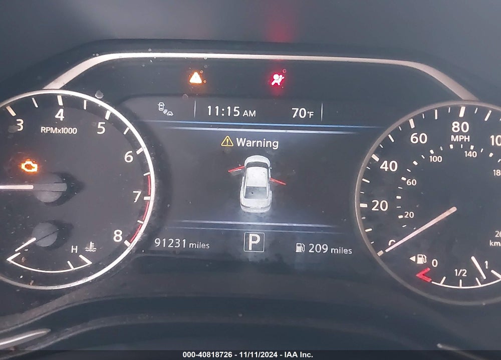 2019 NISSAN MAXIMA 3.5 SV VIN: 1N4AA6AVXKC369809