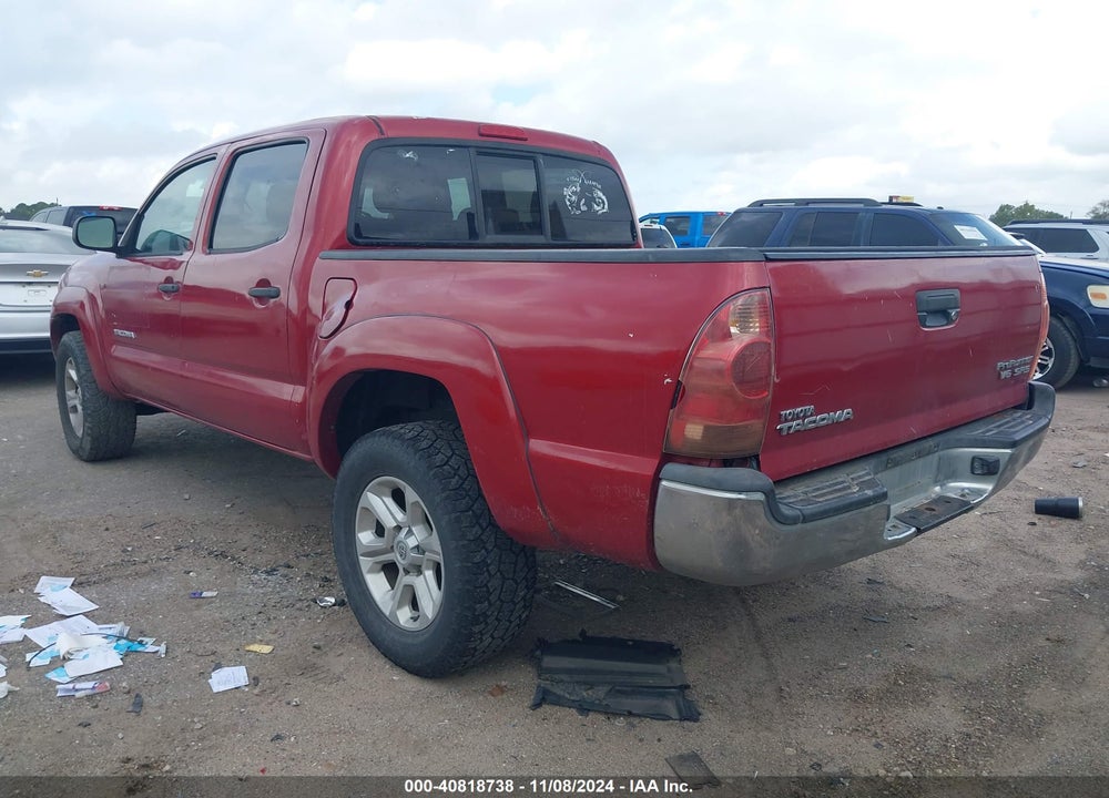 2008 TOYOTA TACOMA PRERUNNER V6 VIN: 3TMJU62N58M063334