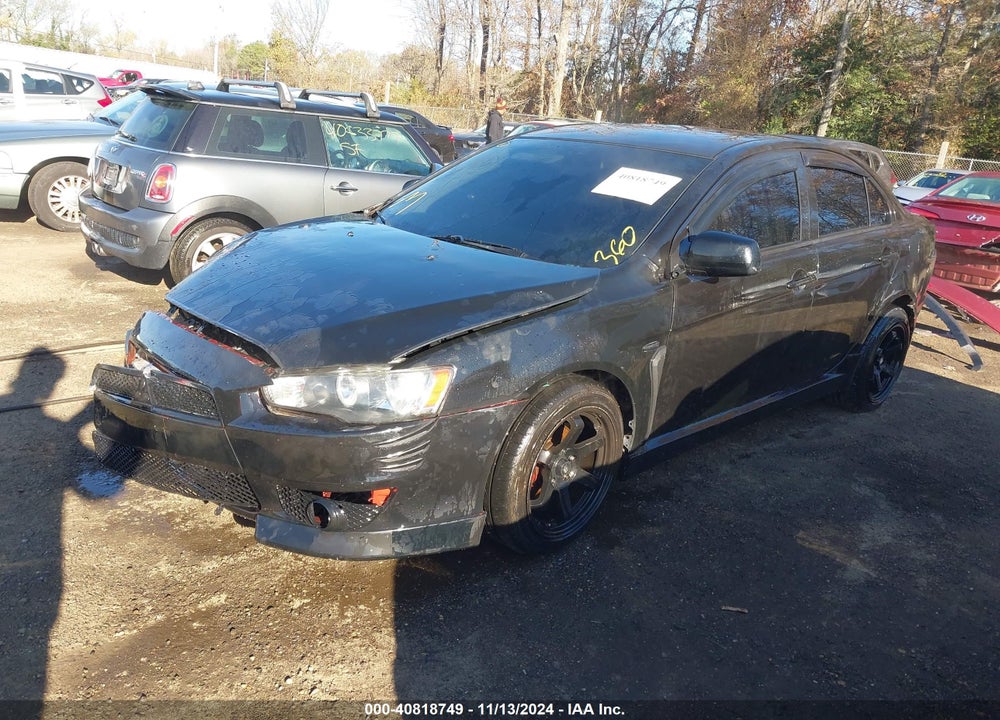 2008 MITSUBISHI LANCER DE/ES VIN: JA3AU26U98U009765