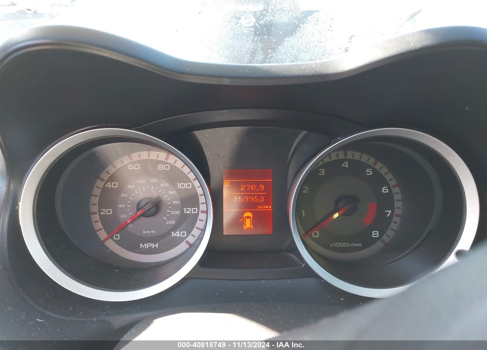 2008 MITSUBISHI LANCER DE/ES VIN: JA3AU26U98U009765