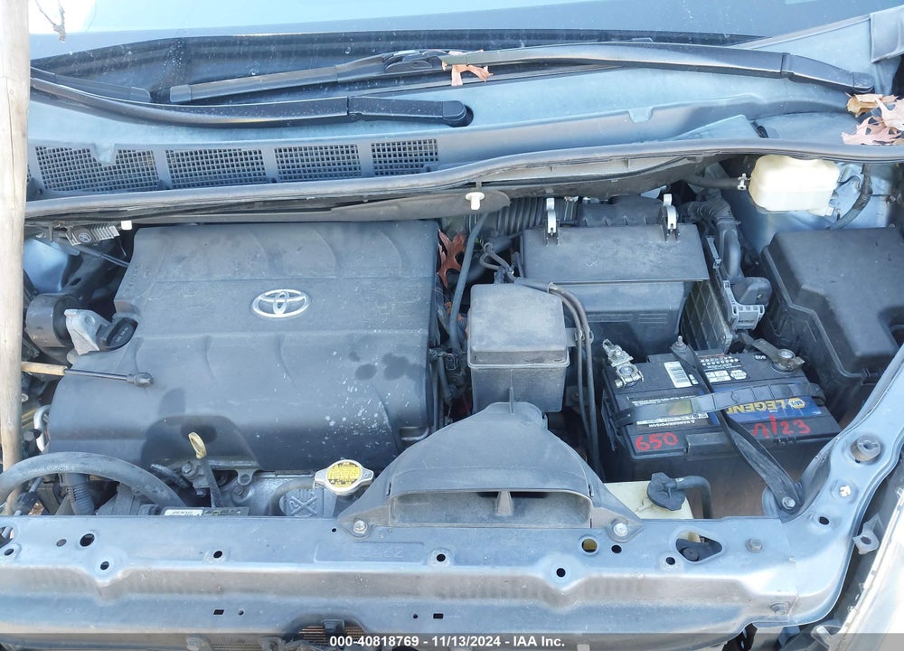 2013 TOYOTA SIENNA LE V6 8 PASSENGER VIN: 5TDKK3DC3DS398204