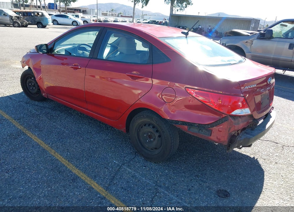 2017 HYUNDAI ACCENT VIN: KMHCT4AE7HU378659