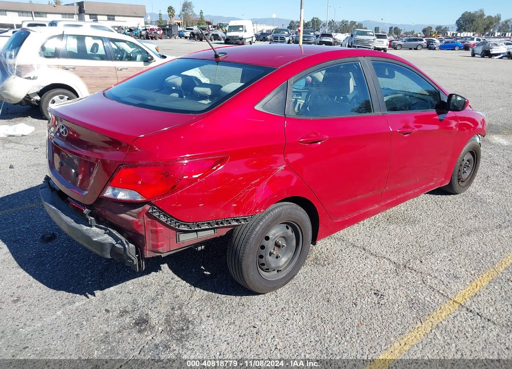 2017 HYUNDAI ACCENT VIN: KMHCT4AE7HU378659