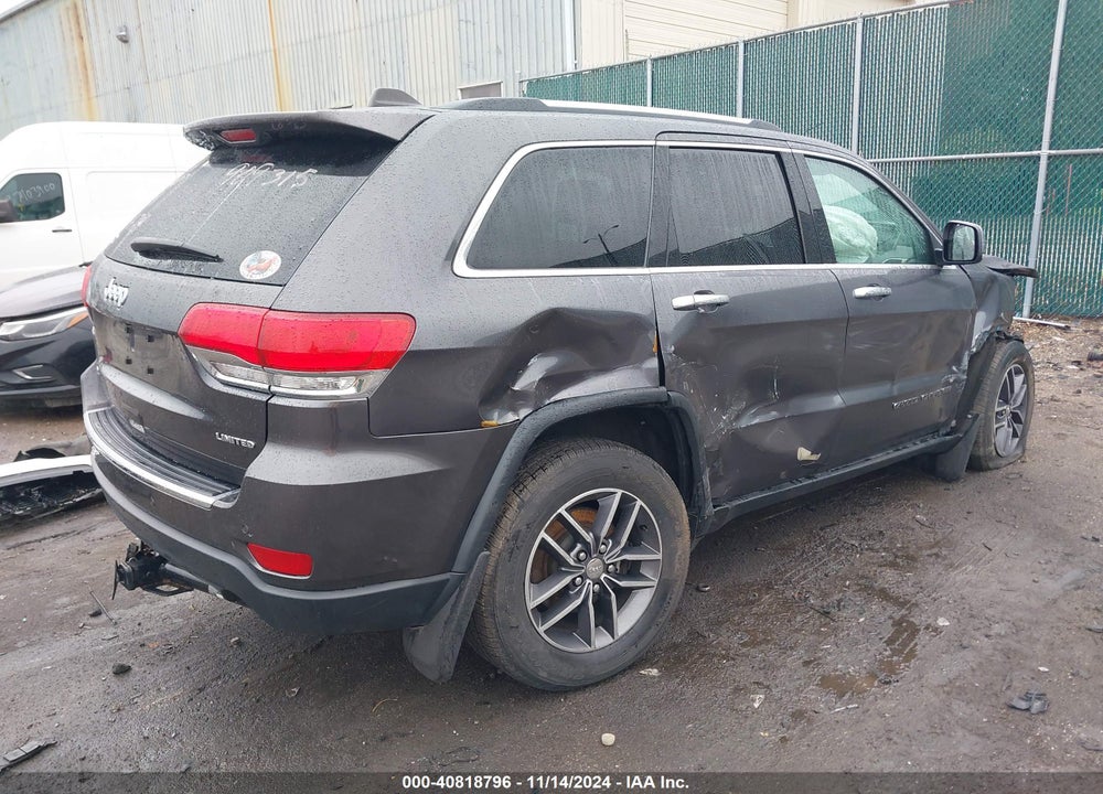 2017 JEEP GRAND CHEROKEE LIMITED VIN: 1C4RJFBG5HC909315