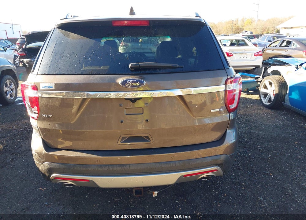 2016 FORD EXPLORER XLT VIN: 1FM5K8D81GGA30345