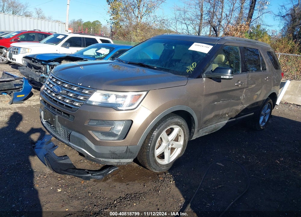 2016 FORD EXPLORER XLT VIN: 1FM5K8D81GGA30345