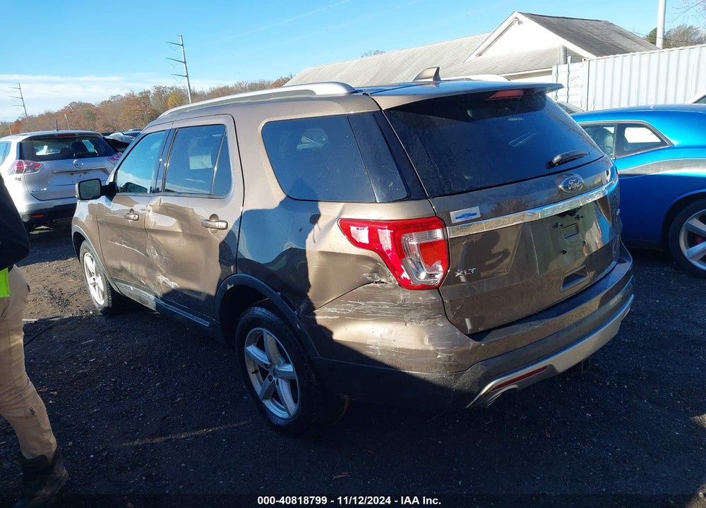 2016 FORD EXPLORER XLT VIN: 1FM5K8D81GGA30345
