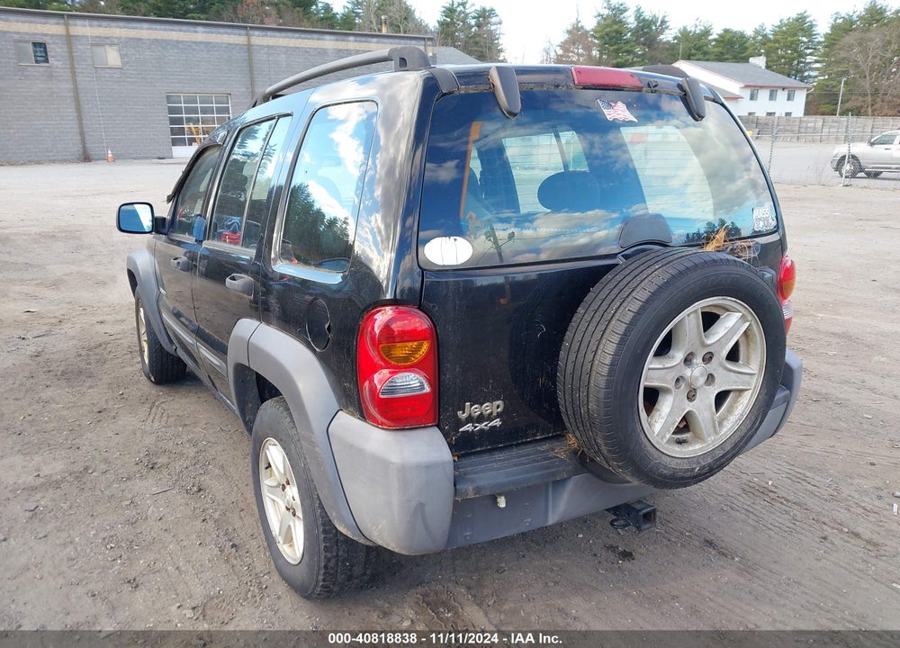 2004 JEEP LIBERTY SPORT VIN: 1J4GL48K34W309719