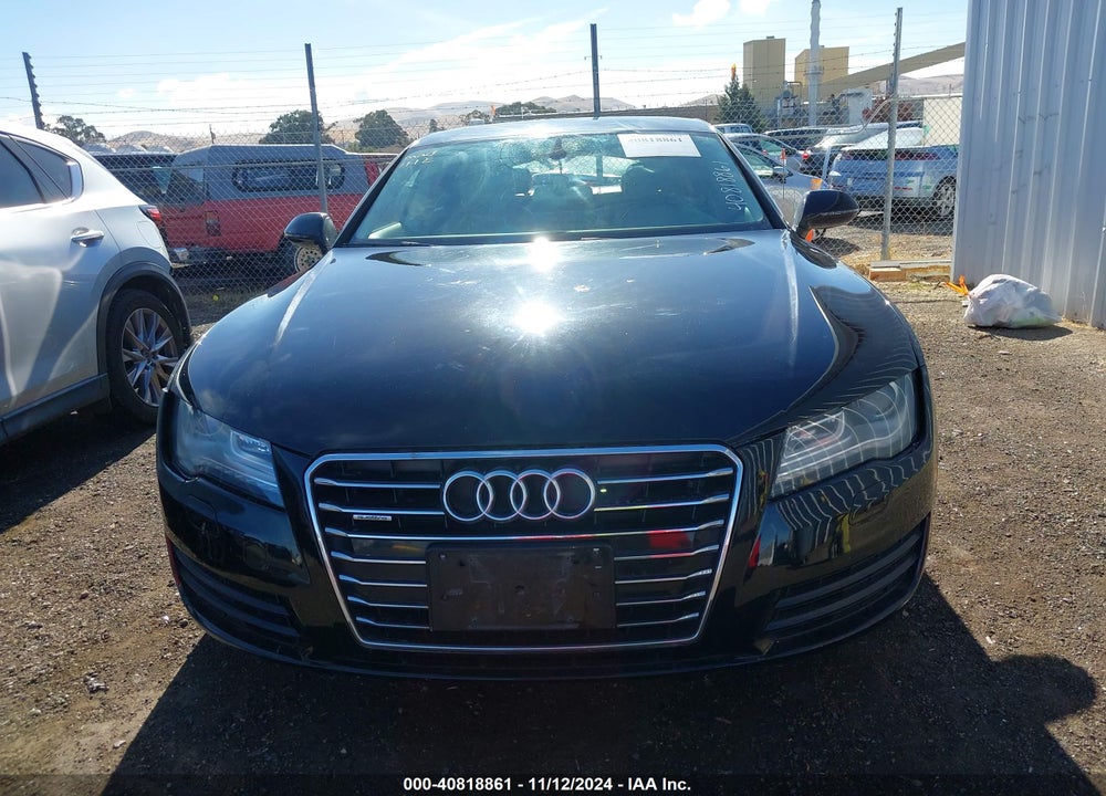 2012 AUDI A7 PREMIUM VIN: WAUYGAFC4CN082096