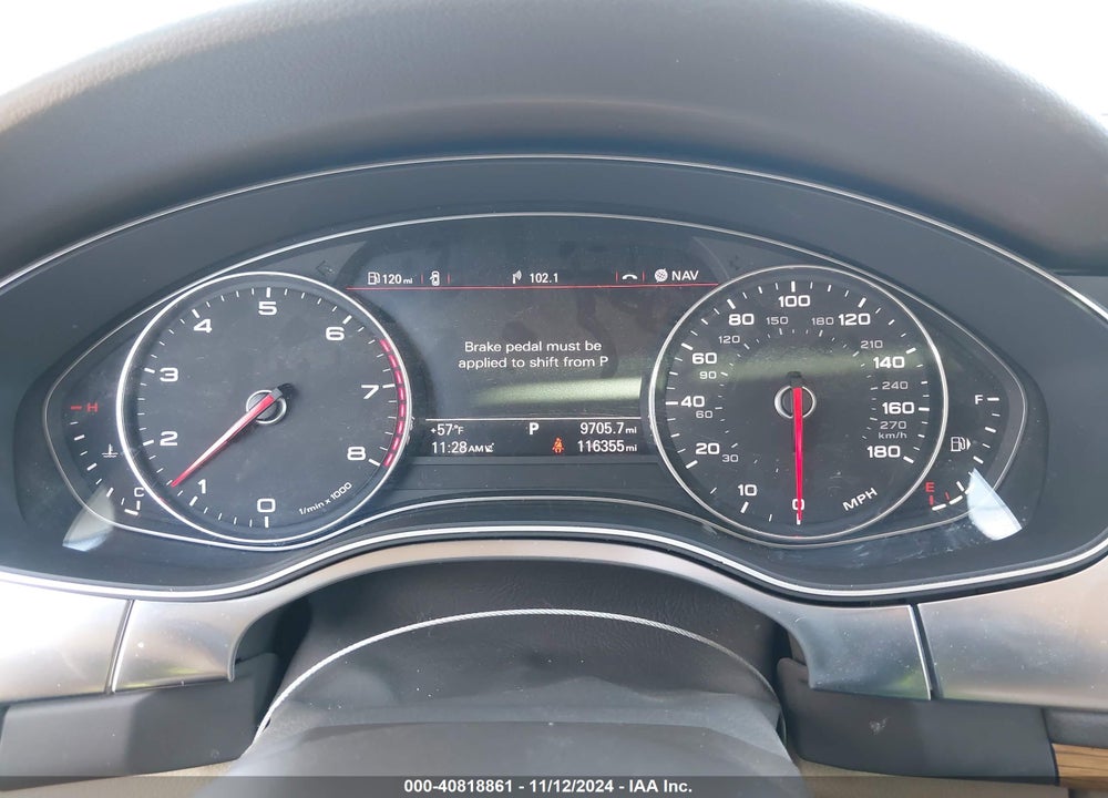 2012 AUDI A7 PREMIUM VIN: WAUYGAFC4CN082096