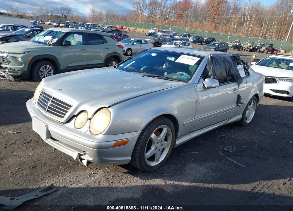 2002 MERCEDES-BENZ CLK 430 VIN: WDBLJ70G52F199755