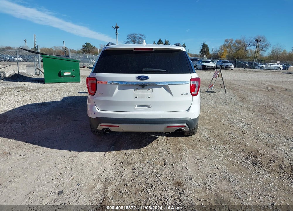 2016 FORD EXPLORER XLT VIN: 1FM5K8D80GGC27328