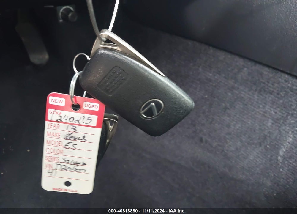 2013 LEXUS ES 350 VIN: JTHBK1GG9D2060041