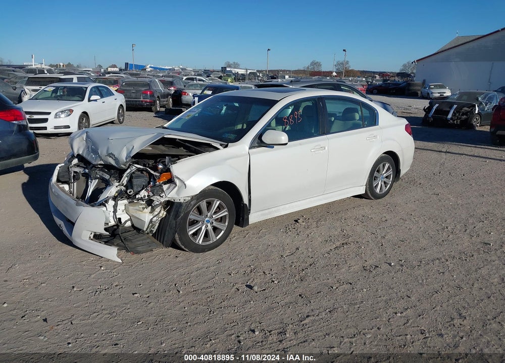 2011 SUBARU LEGACY 2.5I PREMIUM VIN: 4S3BMBG67B3220613