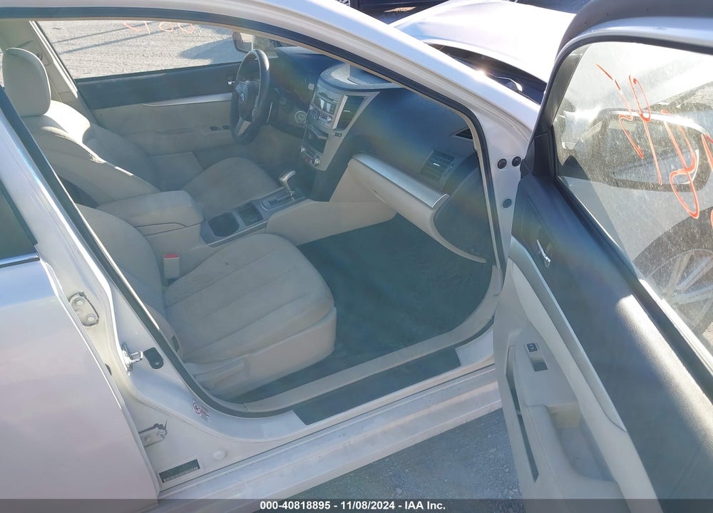 2011 SUBARU LEGACY 2.5I PREMIUM VIN: 4S3BMBG67B3220613