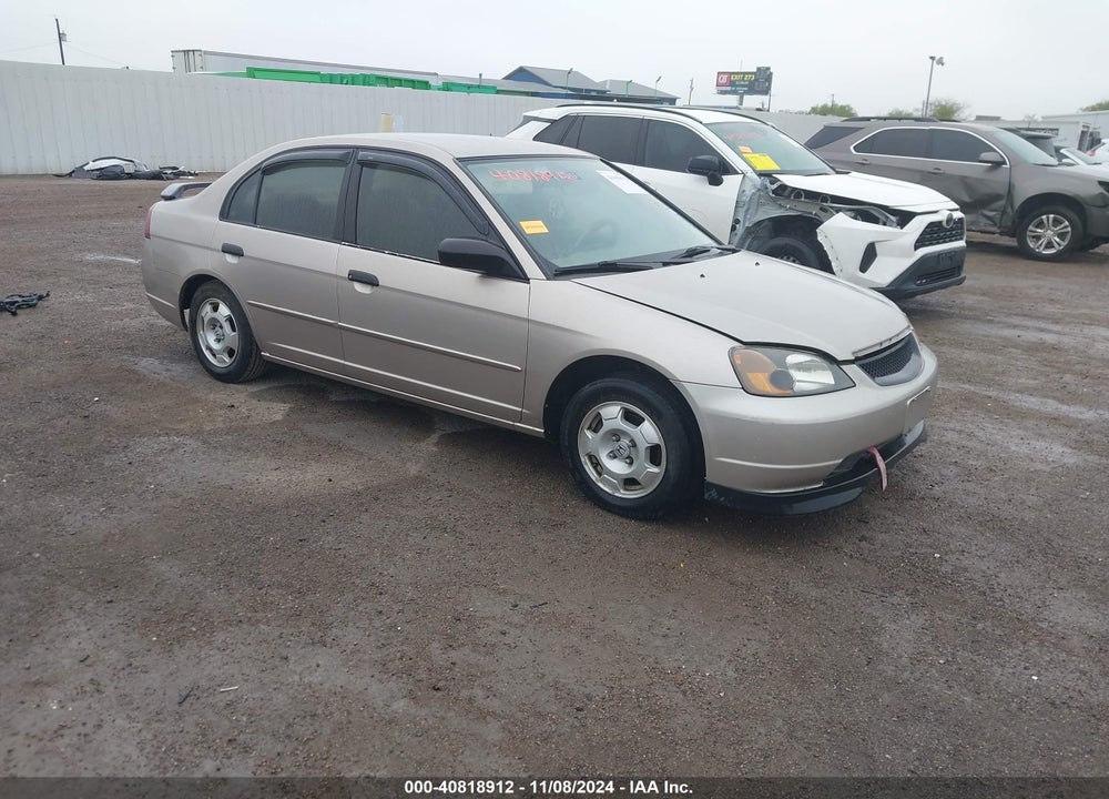 2001 HONDA CIVIC LX VIN: 1HGES16561L065851