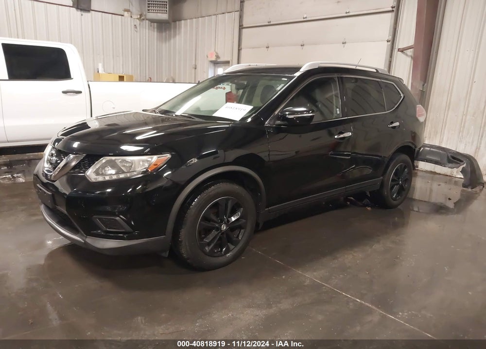 2015 NISSAN ROGUE SV VIN: KNMAT2MV9FP539469