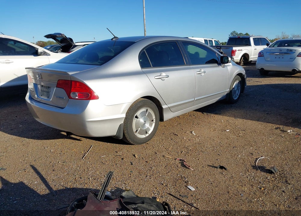 2008 HONDA CIVIC HYBRID VIN: JHMFA36268S027669