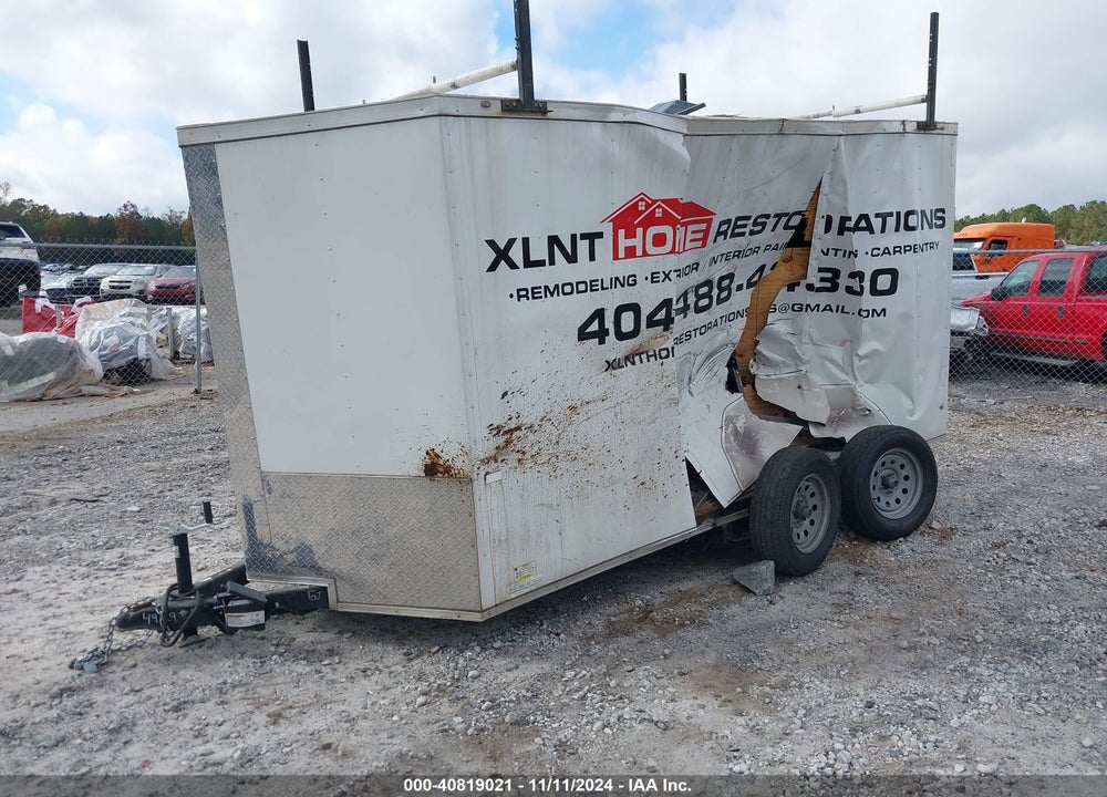 2012 ROCK SOLID CARGO ENCLOSED TRAILER VIN: 7H2BEI22XPD049129