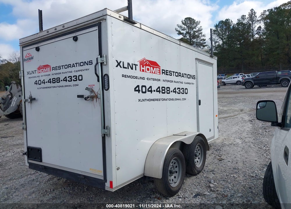 2012 ROCK SOLID CARGO ENCLOSED TRAILER VIN: 7H2BEI22XPD049129