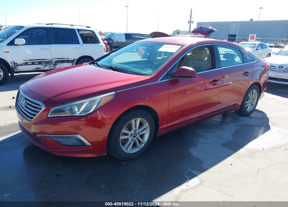 2015 HYUNDAI SONATA SE VIN: 5NPE24AF4FH223423