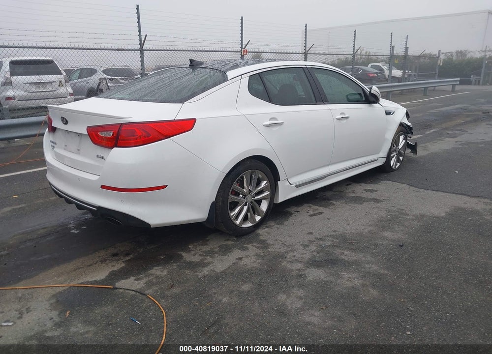 2015 KIA OPTIMA SXL TURBO VIN: 5XXGR4A65FG476802
